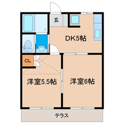 ホワイティ北鈴蘭台の物件間取画像